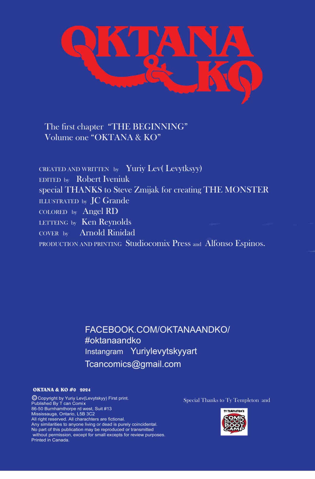 OKTANA & KO issue #0 preview