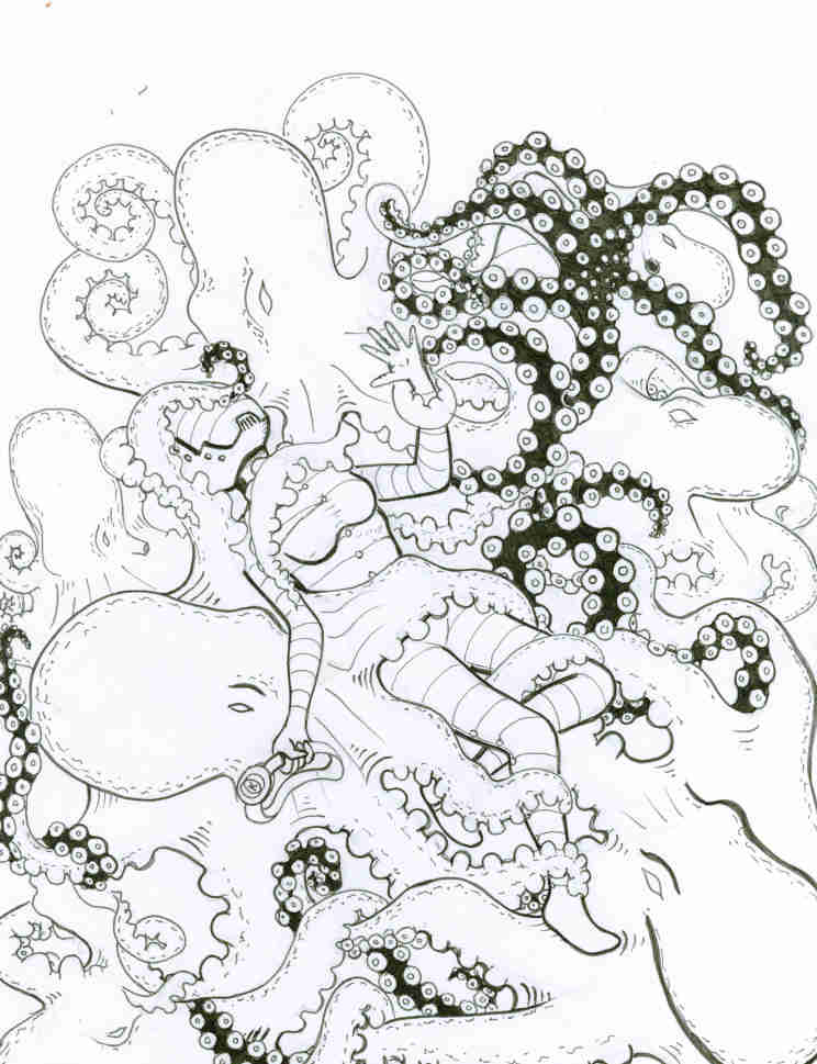Octopus concept sketch
